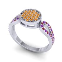 Statement Floral Pave Nikaya Ring