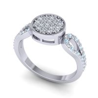 Statement Floral Pave Nikaya Ring