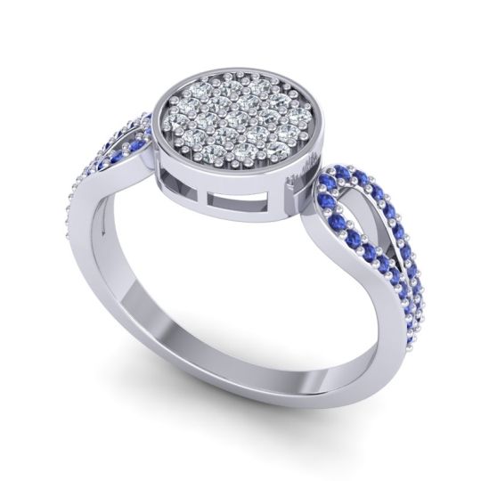 Statement Floral Pave Nikaya Ring
