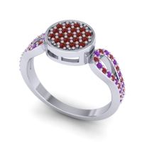 Statement Floral Pave Nikaya Ring