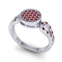 Statement Floral Pave Nikaya Ring