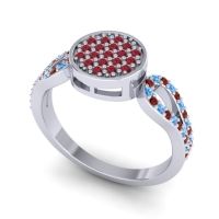 Statement Floral Pave Nikaya Ring
