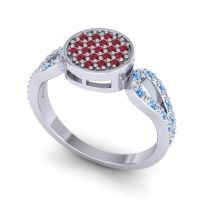 Statement Floral Pave Nikaya Ring