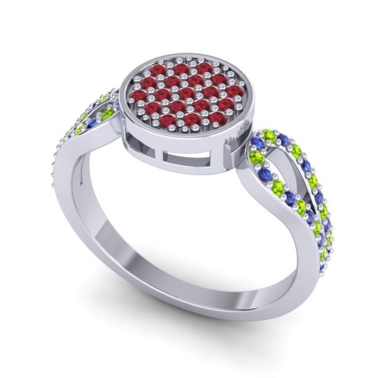 Statement Floral Pave Nikaya Ring