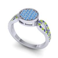 Statement Floral Pave Nikaya Ring