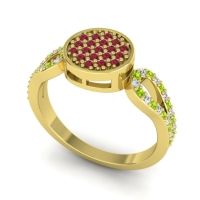 Statement Floral Pave Nikaya Ring