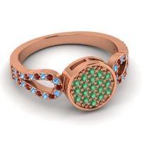 Statement Floral Pave Nikaya Ring