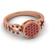 Statement Floral Pave Nikaya Ring