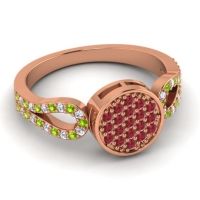 Statement Floral Pave Nikaya Ring