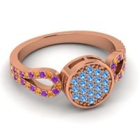 Statement Floral Pave Nikaya Ring