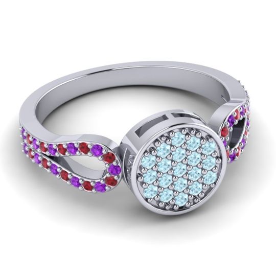 Statement Floral Pave Nikaya Ring