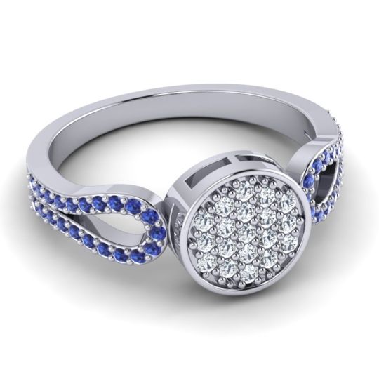 Statement Floral Pave Nikaya Ring