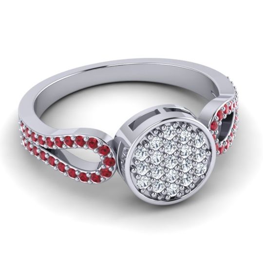 Statement Floral Pave Nikaya Ring