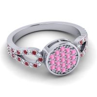 Statement Floral Pave Nikaya Ring