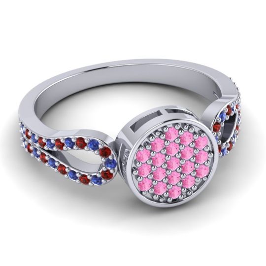 Statement Floral Pave Nikaya Ring