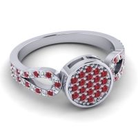 Statement Floral Pave Nikaya Ring