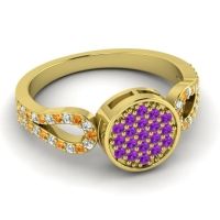 Statement Floral Pave Nikaya Ring