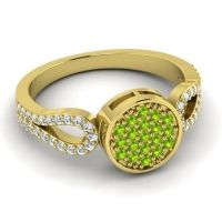 Statement Floral Pave Nikaya Ring