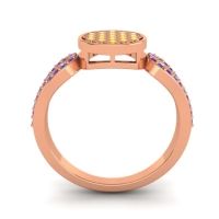Statement Floral Pave Nikaya Ring