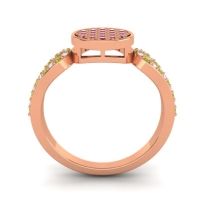 Statement Floral Pave Nikaya Ring