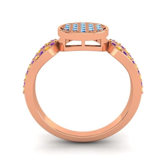 Statement Floral Pave Nikaya Ring