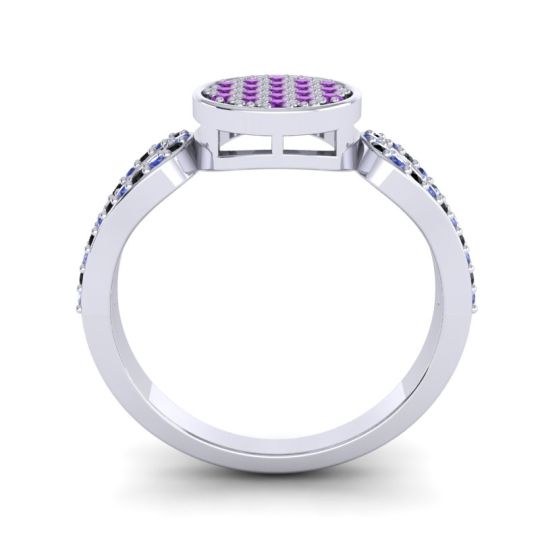 Statement Floral Pave Nikaya Ring