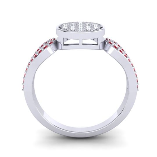 Statement Floral Pave Nikaya Ring