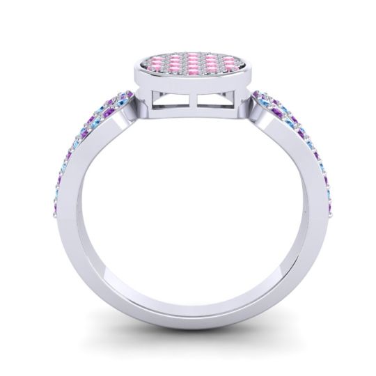 Statement Floral Pave Nikaya Ring