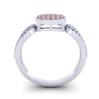 Statement Floral Pave Nikaya Ring