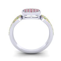 Statement Floral Pave Nikaya Ring