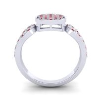 Statement Floral Pave Nikaya Ring