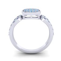 Statement Floral Pave Nikaya Ring