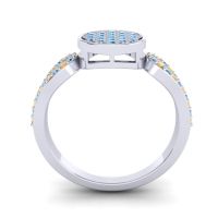 Statement Floral Pave Nikaya Ring