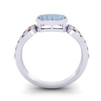 Statement Floral Pave Nikaya Ring