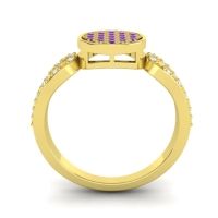 Statement Floral Pave Nikaya Ring