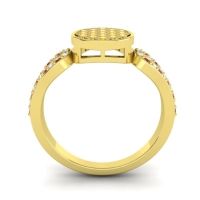 Statement Floral Pave Nikaya Ring