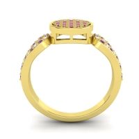 Statement Floral Pave Nikaya Ring