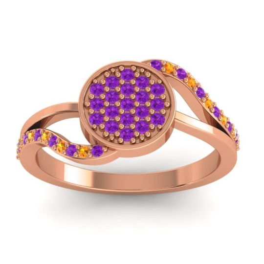 Statement Floral Pave Anika Ring