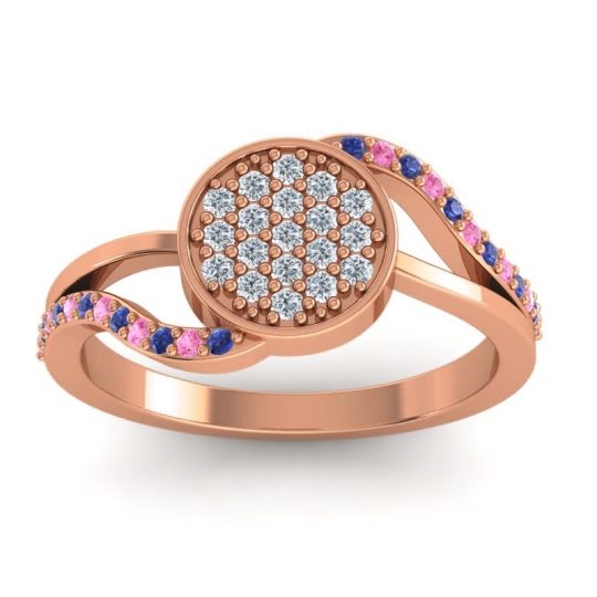 Statement Floral Pave Anika Ring