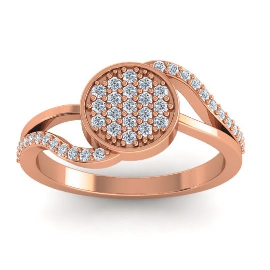 Statement Floral Pave Anika Ring