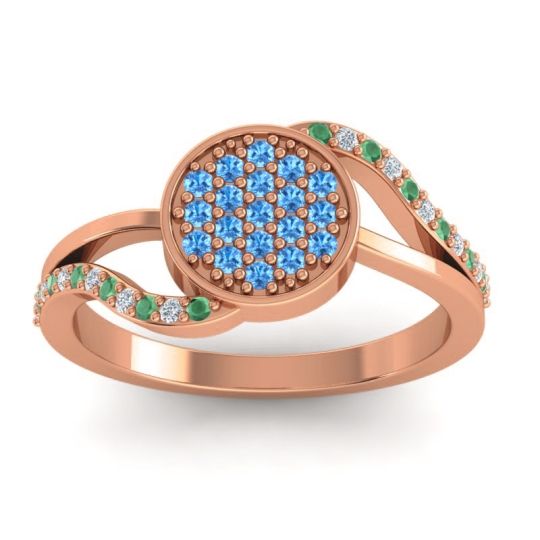 Statement Floral Pave Anika Ring