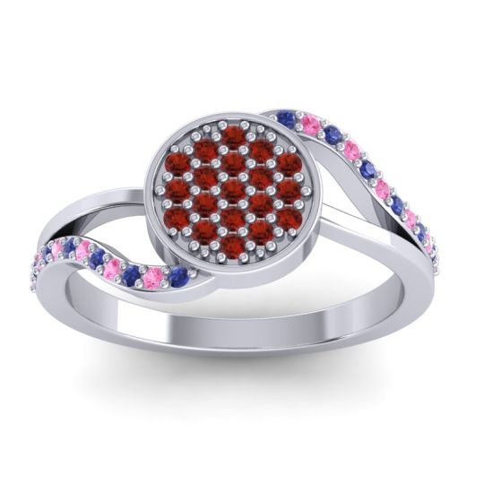 Statement Floral Pave Anika Ring