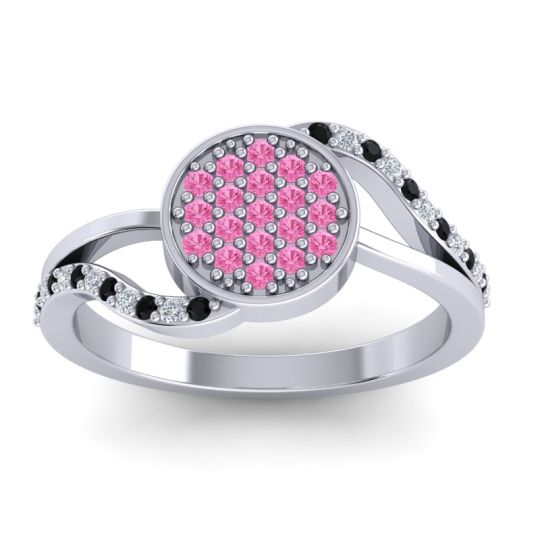 Statement Floral Pave Anika Ring