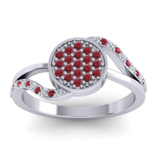 Statement Floral Pave Anika Ring