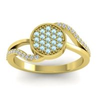 Statement Floral Pave Anika Ring