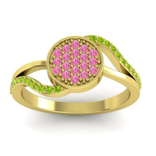 Statement Floral Pave Anika Ring