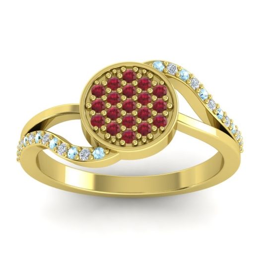 Statement Floral Pave Anika Ring