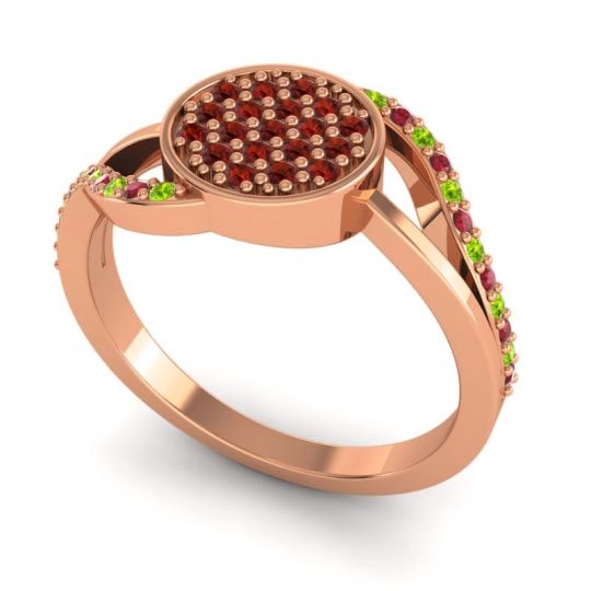 Statement Floral Pave Anika Ring