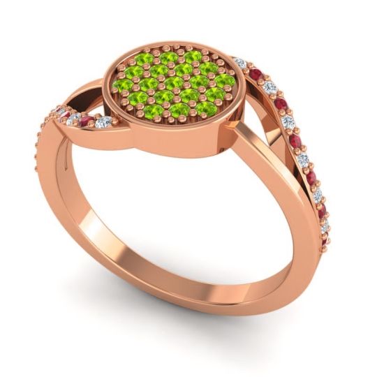 Statement Floral Pave Anika Ring