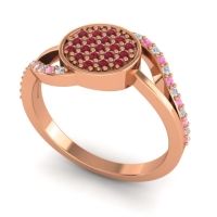 Statement Floral Pave Anika Ring